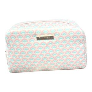 BVLGARI Pastel Pink and Blue Quilted Bag new